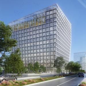 L'État reprend la moitié du bâtiment « K 22 », construit par ArcelorMittal. © ArcelorMittal/K22, architectes Wilmotte et associés