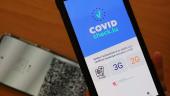 application CovidCheck qui lit un code QR