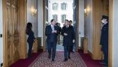 Xavier Espot Zamora et Fernand Etgen entrent à la Chambre