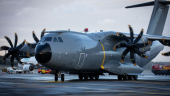 L'avion A400M de l'armée luxembourgeoise