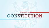 Logo en bleu de la constitution 
