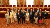 La délégation du Conseil fédéral d'Autriche avec les députés luxembourgeois membres de la Commission des Affaires étrangères et européennes