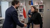 Paul Galles a rencontré Svetlana Tsikhanovskaïa, cheffe de l’opposition bélarusse en exil, dans le cadre d'une mission en tant que membre de l'Assemblée parlementaire du Conseil de l'Europe.
