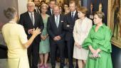 Le Président de la République fédérale d'Allemagne Frank-Walter Steinmeier, accompagné par son épouse a eu une visite guidée dans les archives nationales. (10.7.2023)