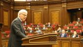 Claude Wiseler a prononcé un discours devant le Parlement arménien.