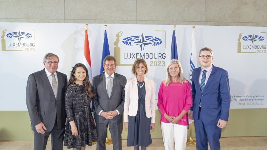 La délégation luxembourgeoise auprès de l'Assemblée parlementaire de l'OTAN