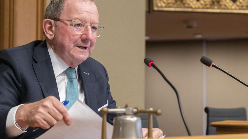 Fernand Etgen a prononcé un discours de fin de législature lors de la séance publique du vendredi 21 juillet.