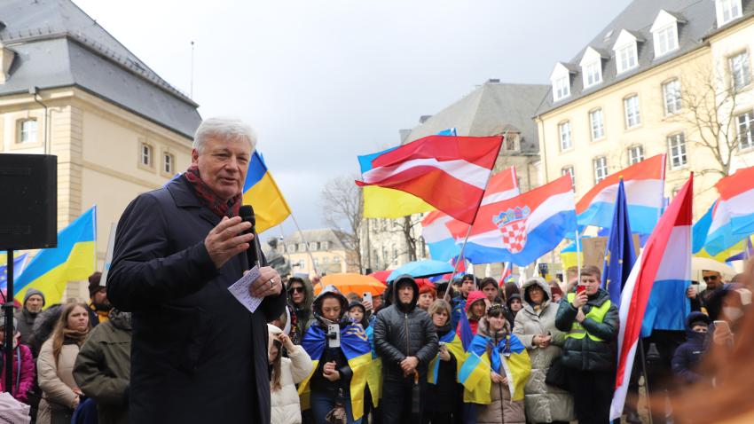 Claude Wiseler a réaffirmé le soutien du Parlement luxembourgeois aux côtés de l'Ukraine.