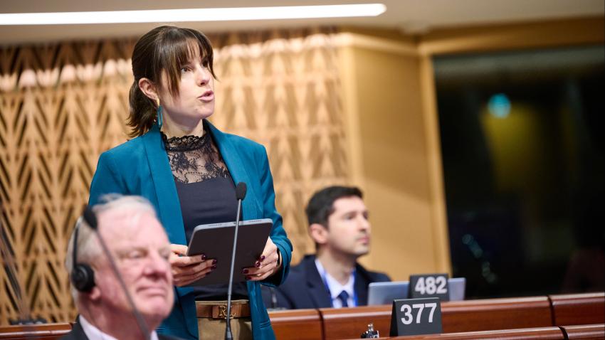 ©Conseil de l'Europe - APCE Session hiver 2026 - intervention SCHOOS