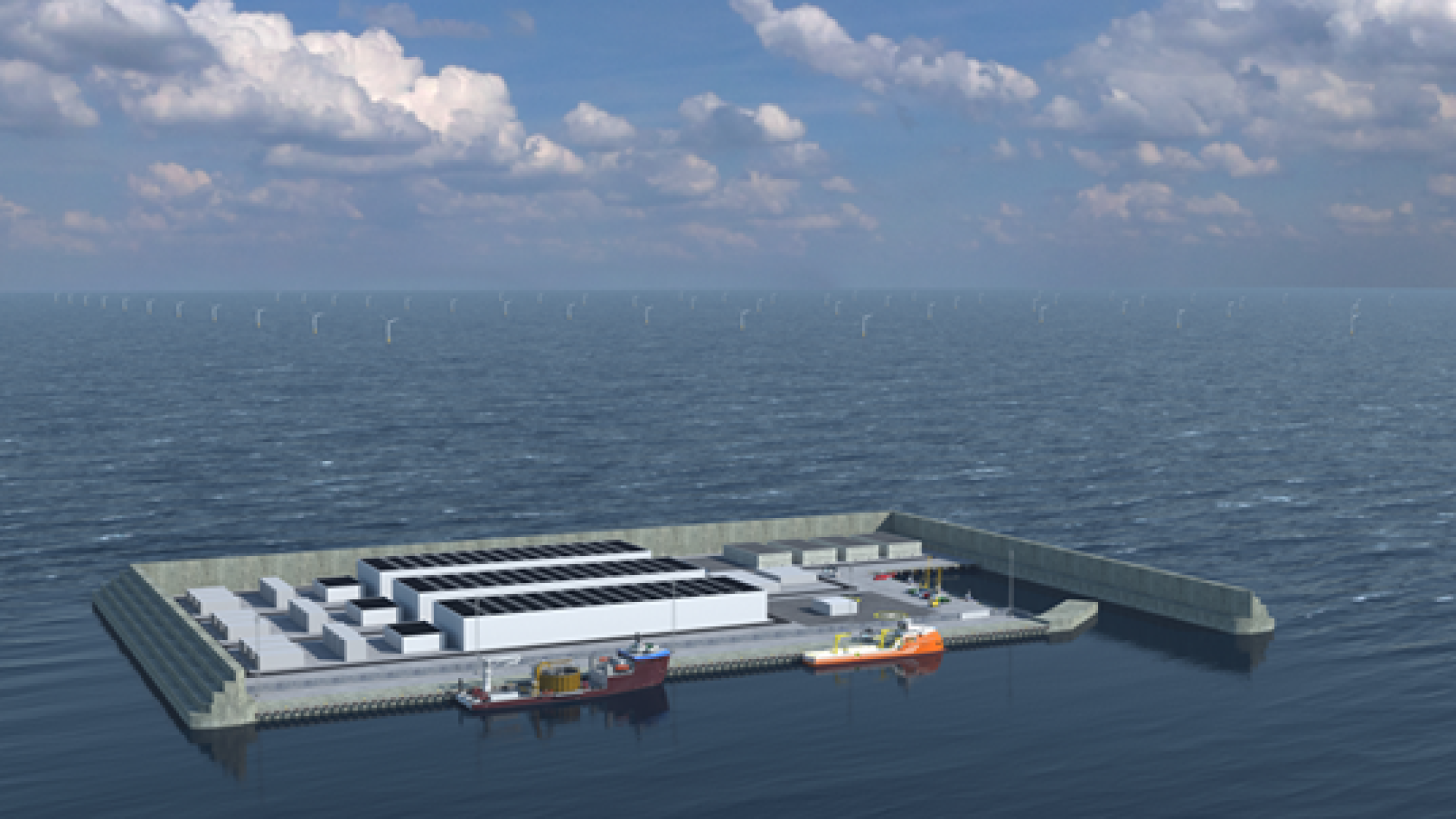 Des îles énergétiques doivent voir le jour aux larges du Danemark.  ©Danish Ministry of Climate, Energy and Utilities