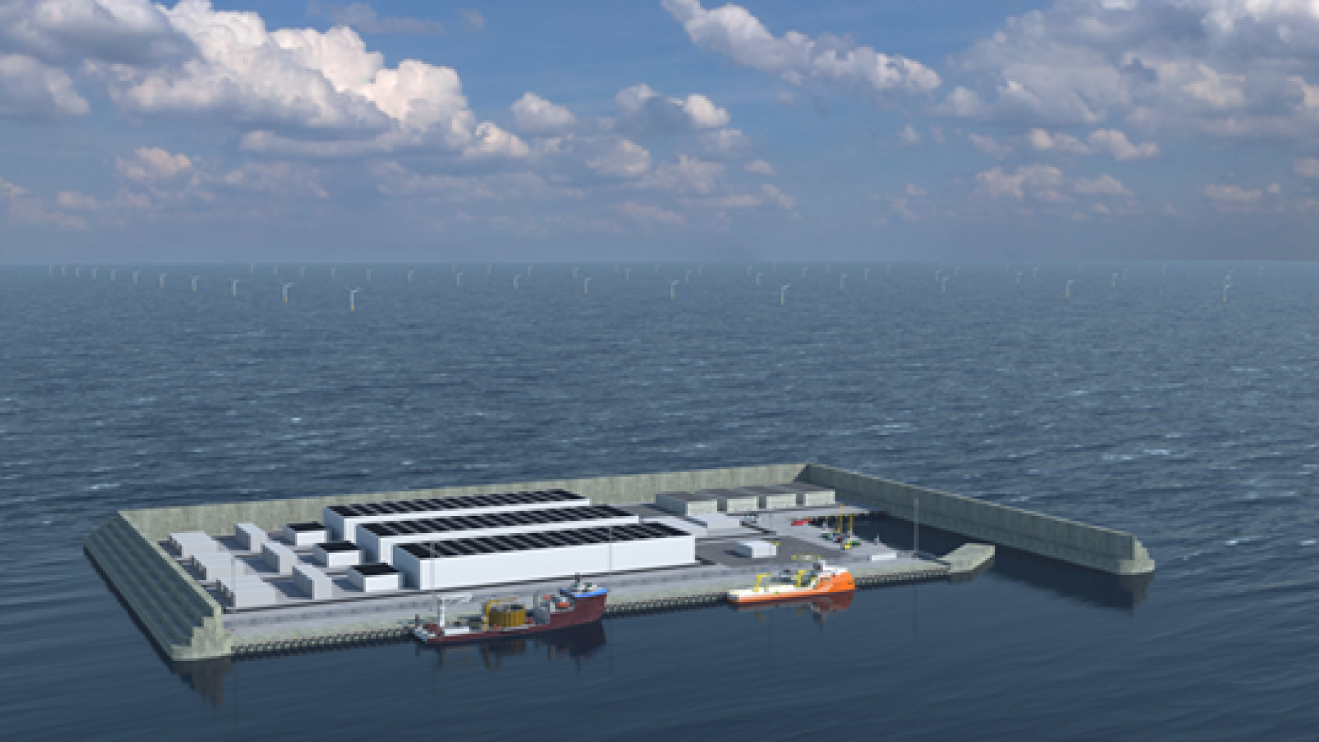 Des îles énergétiques doivent voir le jour aux larges du Danemark. ©Danish Ministry of Climate, Energy and Utilities