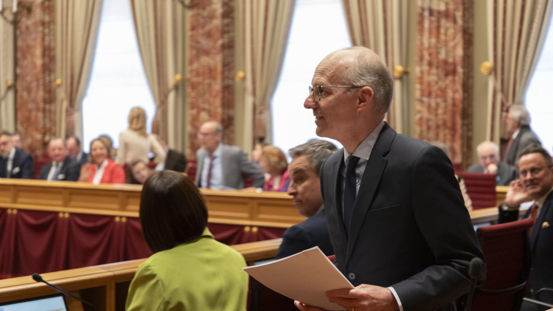 Le Premier ministre Luc Frieden s'apprête à présenter le programme gouvernemental à la Chambre.