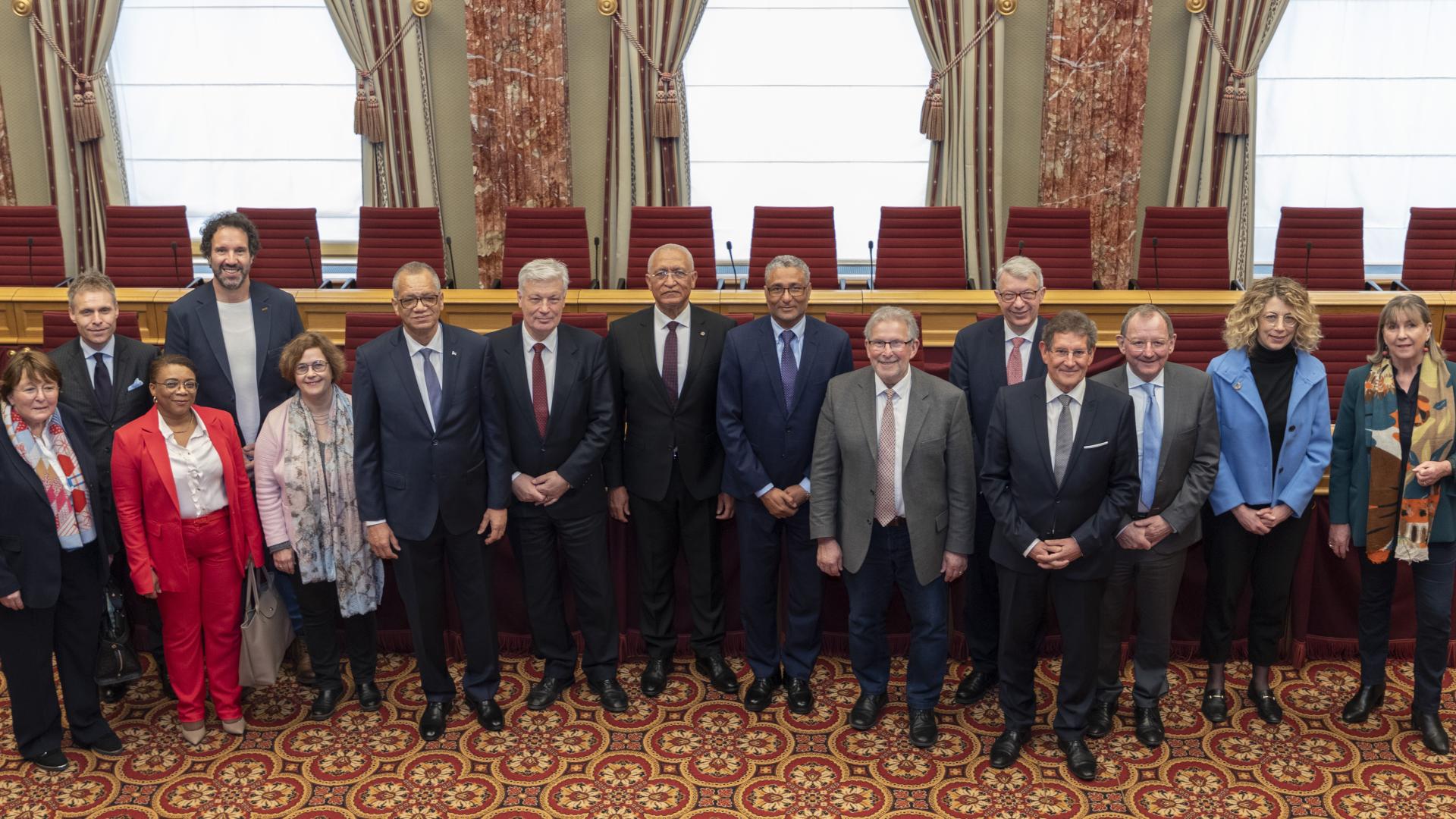 Les députés luxembourgeois ont accueilli trois ministres caboverdiens à la Chambre.